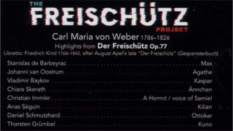 CD Cover von „The Freischütz Project“