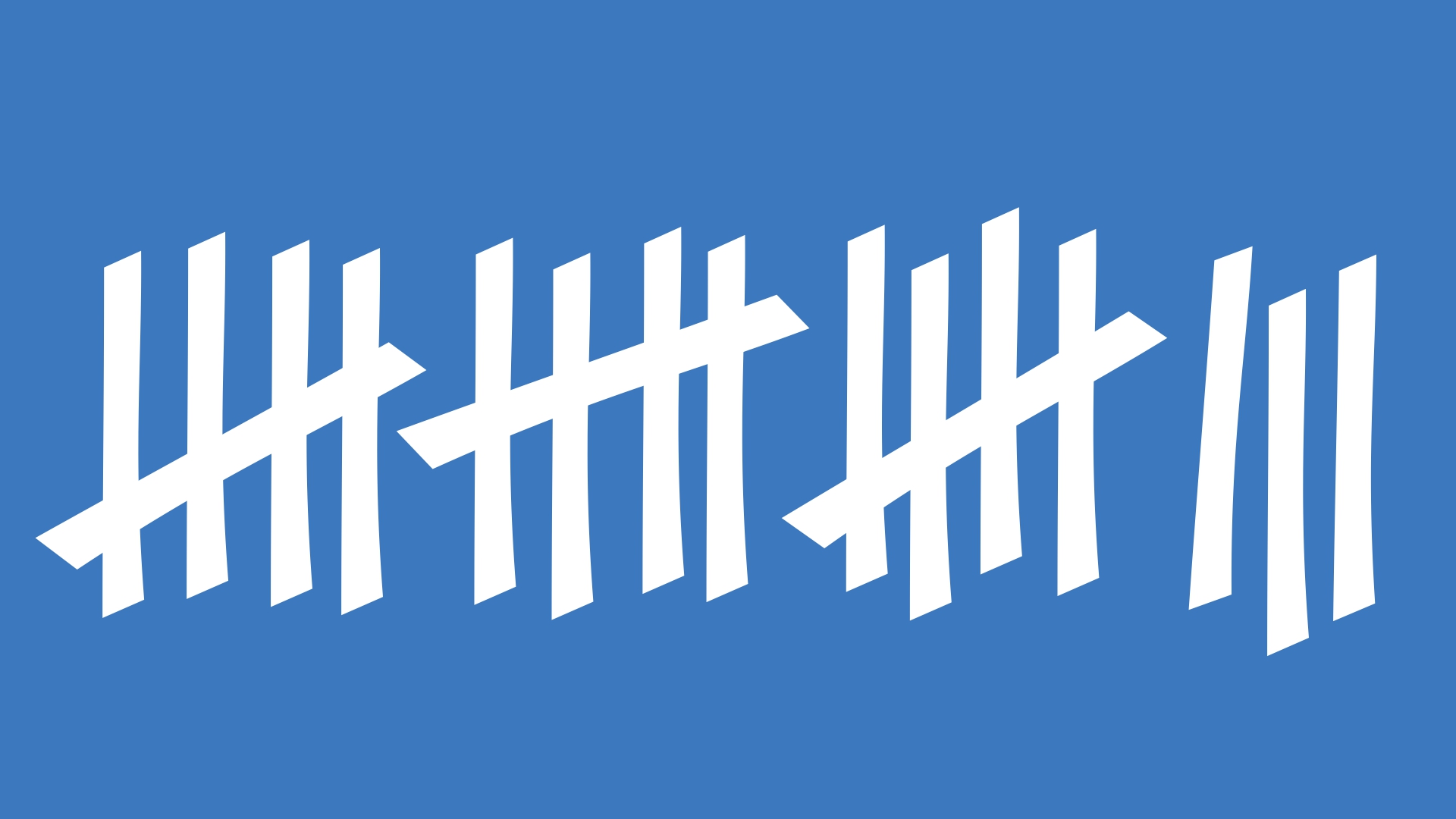 Eine Illiustration zeigt eine Strichliste mit 18 Strichen