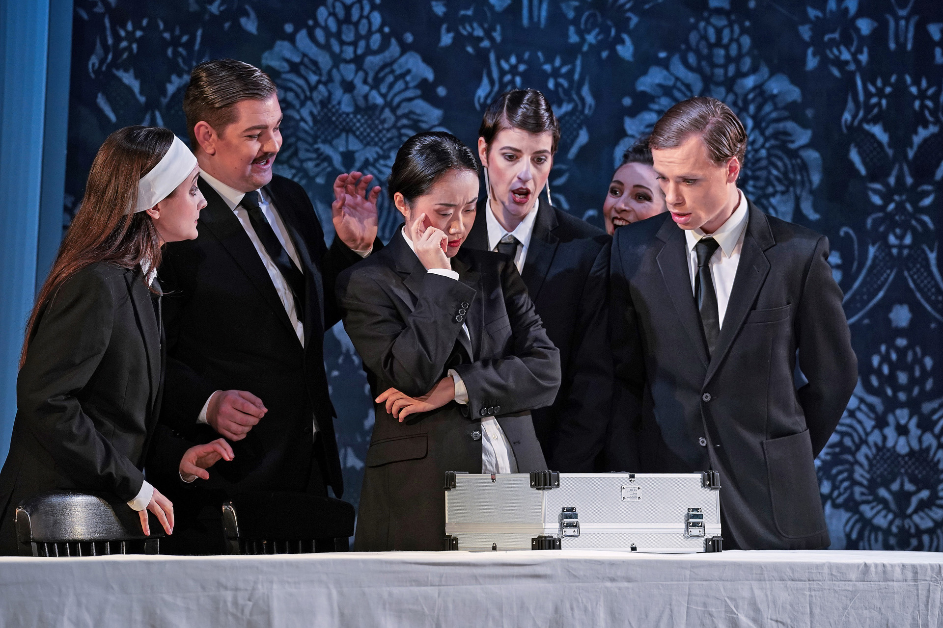 Studierende der Hochschule für Musik Freiburg bei »Le Testament de la Tante Caroline«