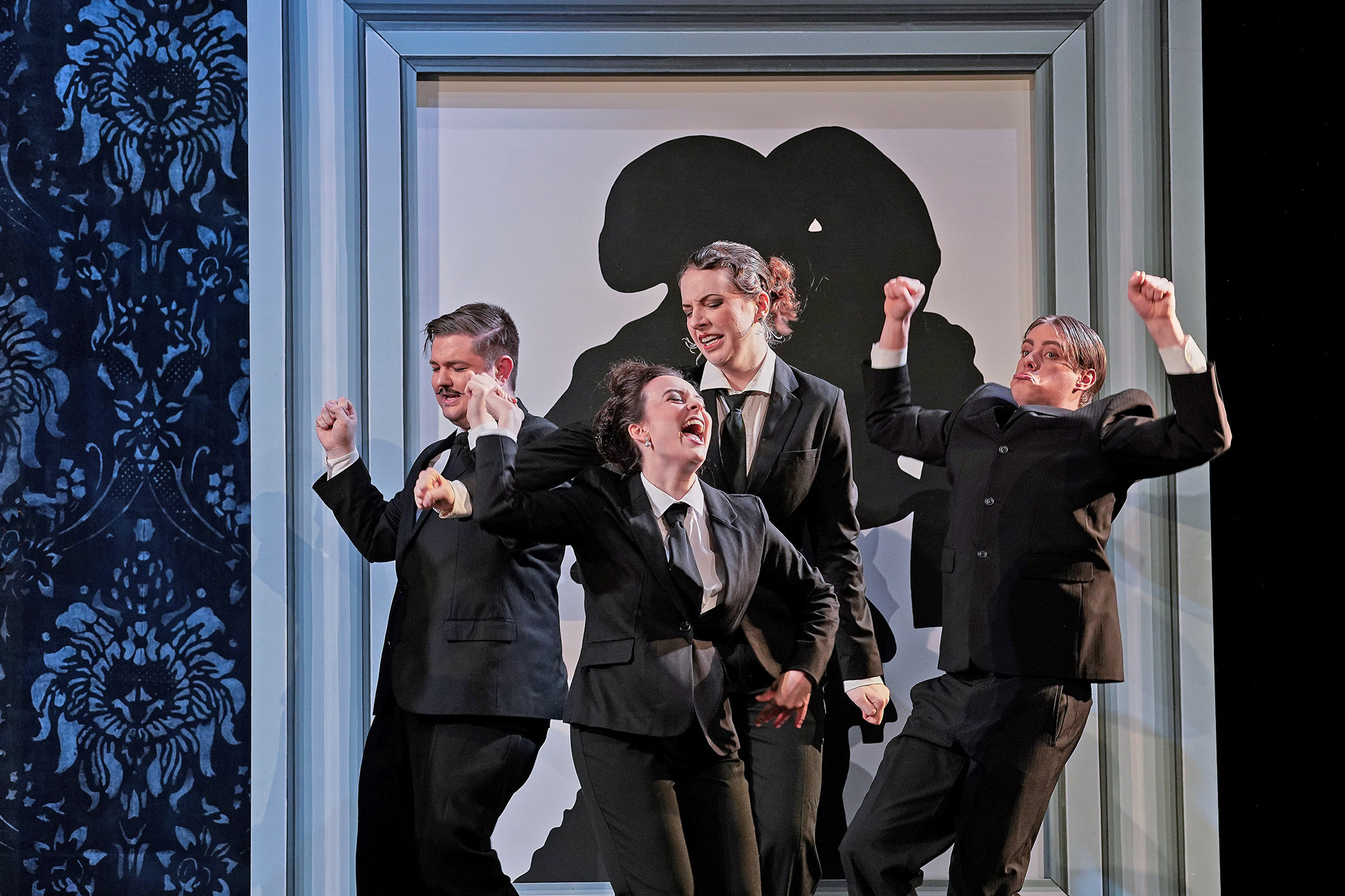 Studierende der Hochschule für Musik Freiburg bei »Le Testament de la Tante Caroline«