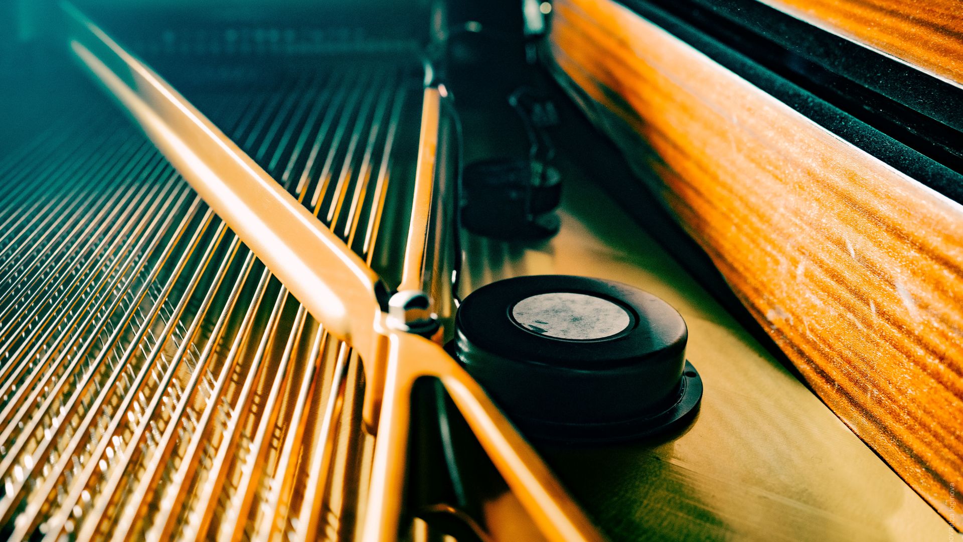 Body Shaker im Inneraum eines Flügels