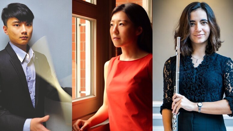 Yu-Chen Hsiao, Miku Arizono und Violeta de Los Angeles Gil García