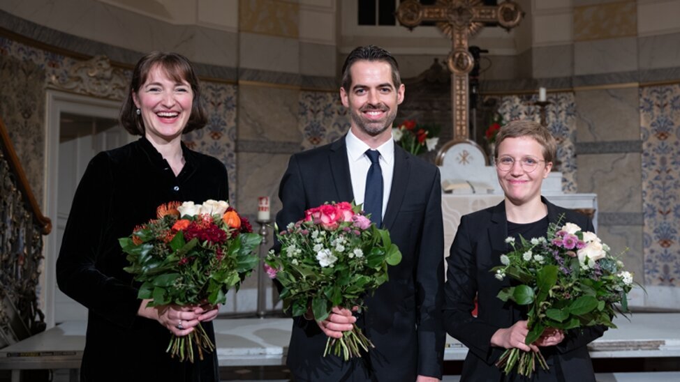 Die Preisträgerin Franziska Kuba