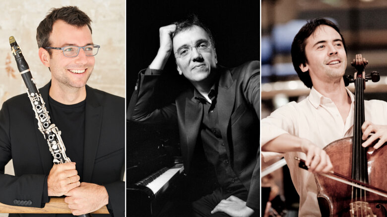 Porträts der drei Musiker