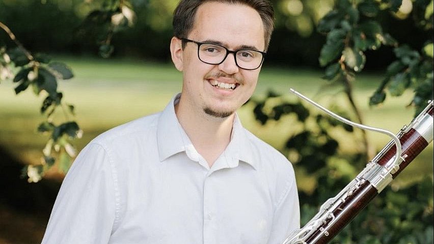 Carl Roewer mit Fagott