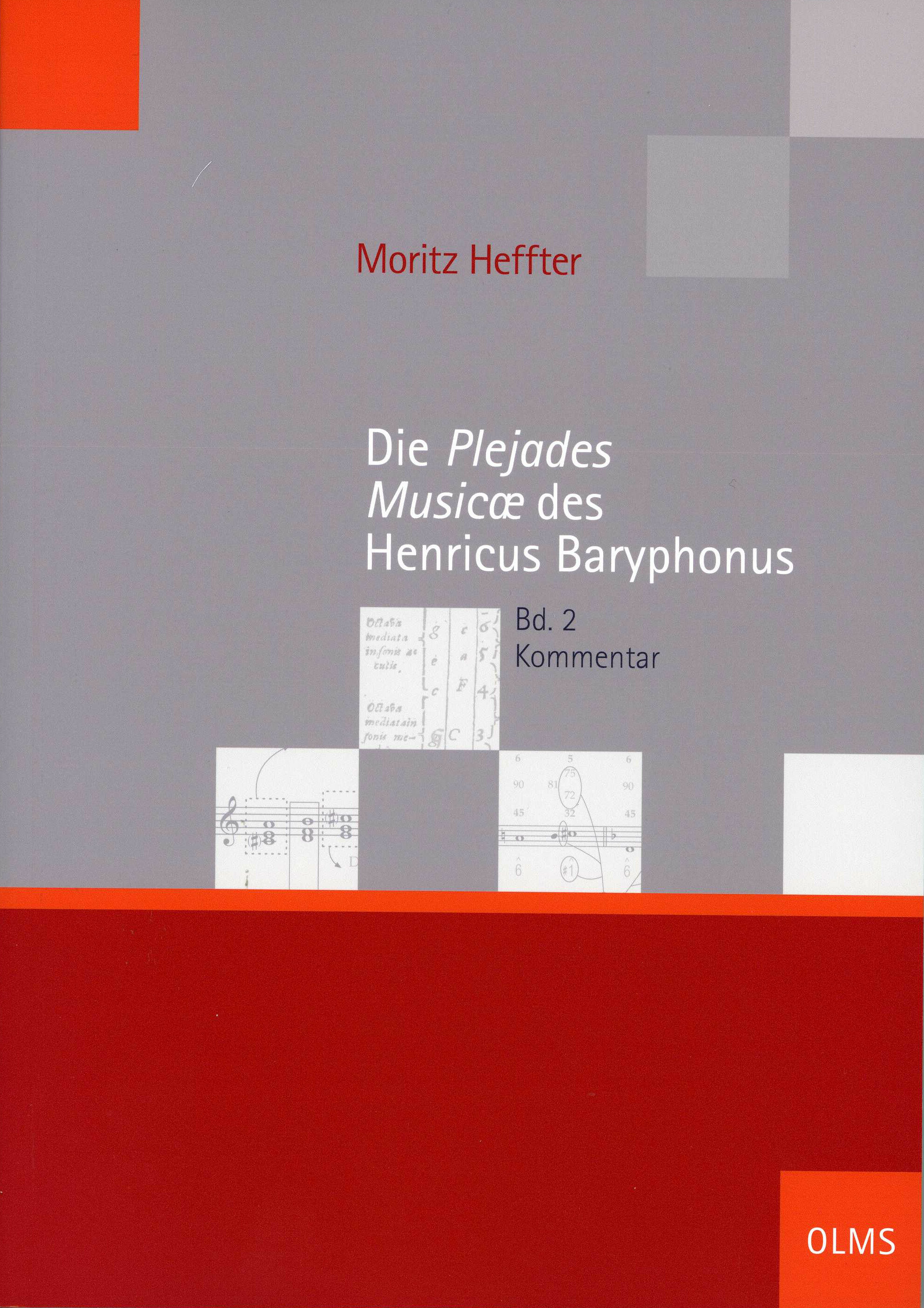 Buch Cover von Die Plejades Musicae des Henricus Baryphonus