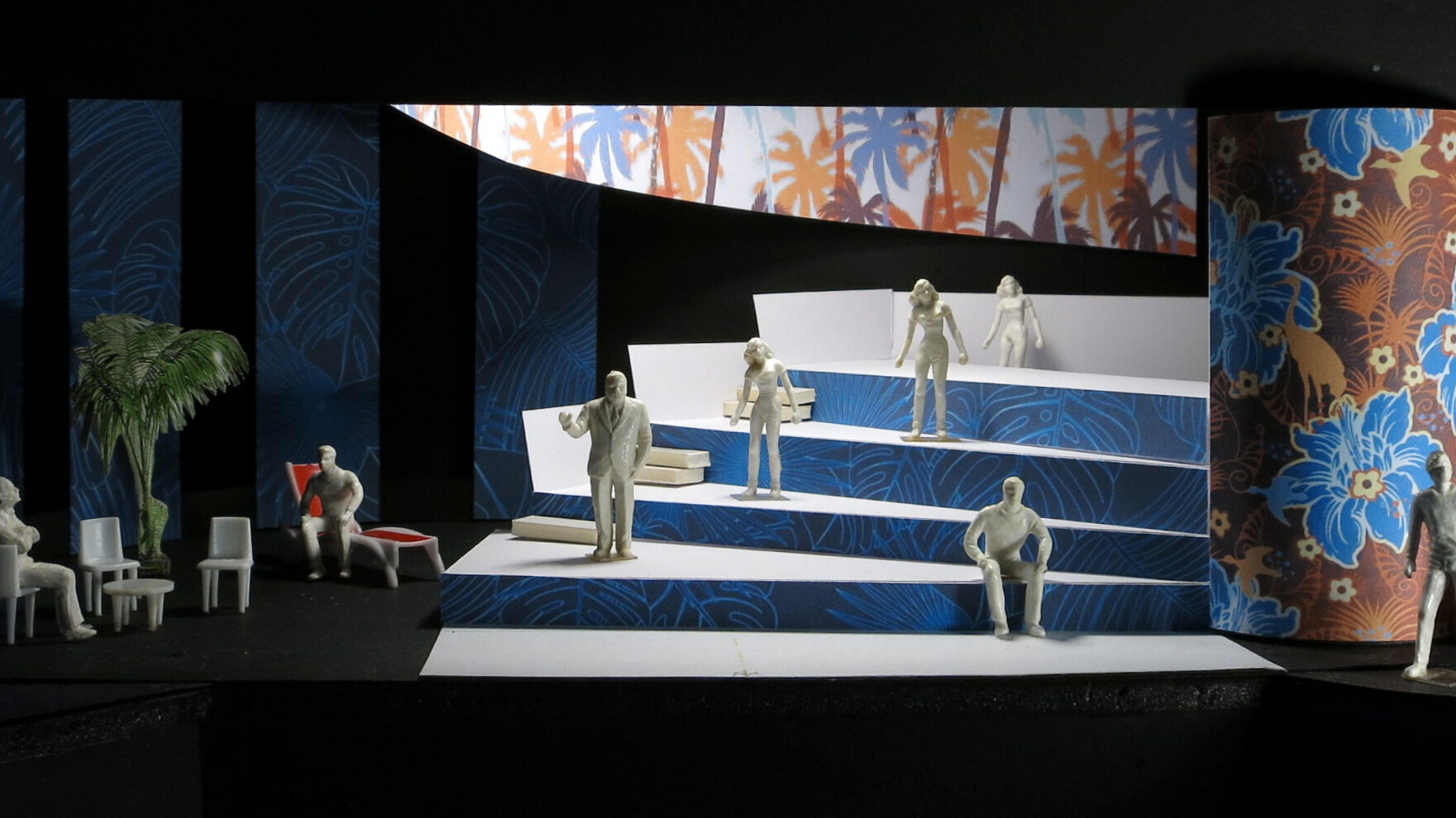 Modellfoto der Oper Boccaccio