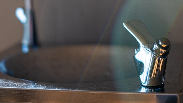 Bild des neuen Trinkbrunnens