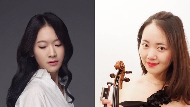 Die Absolventinnen Rujin Min und Yeeun Kim