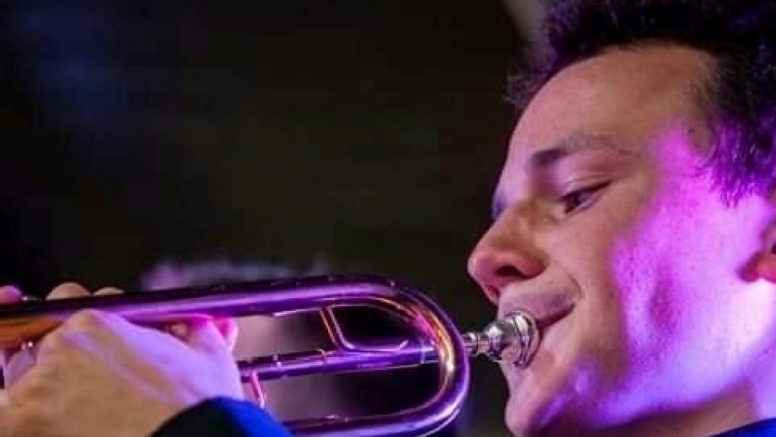 Der Trompeter Basile Lefebvre bei einem Konzert