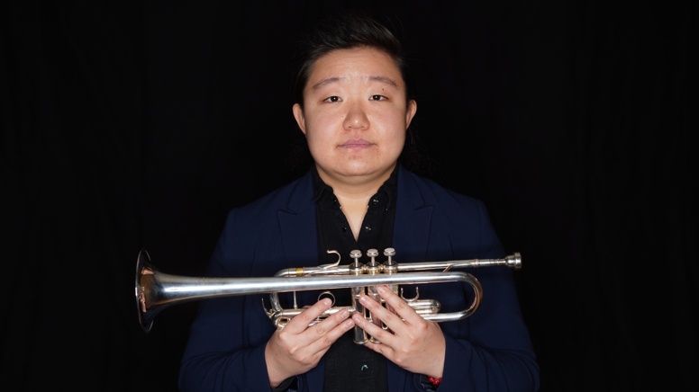 Die Trompeterin Yidan Chang