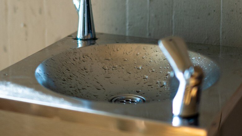 Bild des neuen Trinkbrunnens