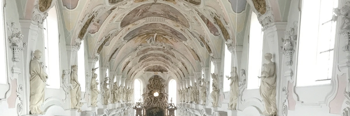 Gewölbe der Klosterkirche Ochsenhausen