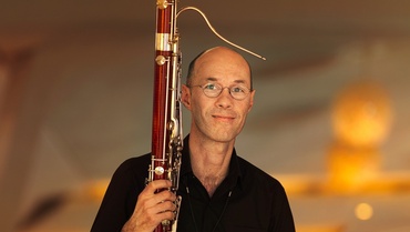 Stefan Schweigert mit seinem Fagott