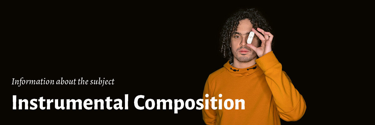 picture with a composition student