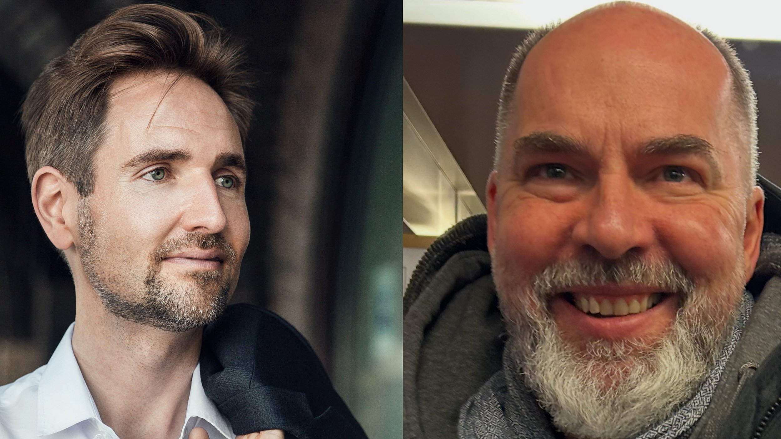 Porträtfotos von Laurens Patzlaff und Stefan Pfänder