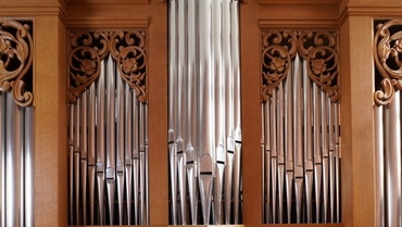 Ausschnitt aus einer Orgel
