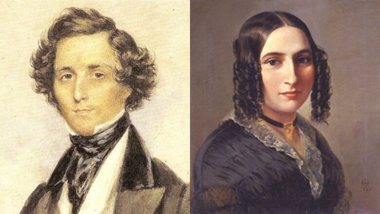 Aquarell von Felix Mendelssohn Bartholdy