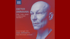 CD-Cover, das den Komponisten Dieter Ammann zeigt