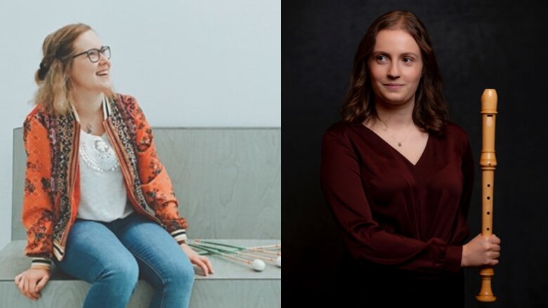 Johanna Toivanen (links) und Nura Natour (rechts)