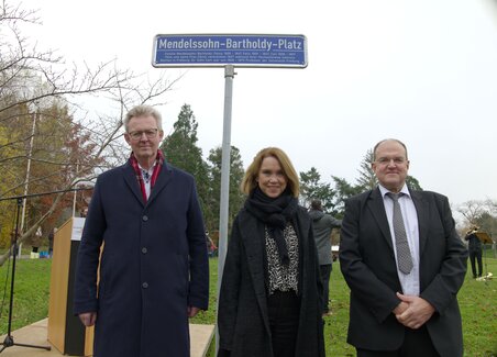 Das neue Straßenschild