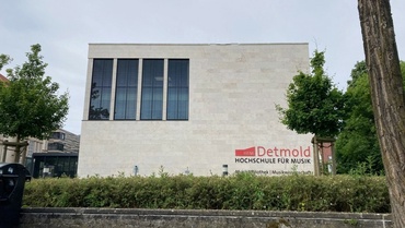 Das Gebäude der Musikhochschule in Detmold
